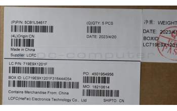 Lenovo 5CB1L54617 Tastatur inkl. Topcase ASM_ENG L82WM OG RGB