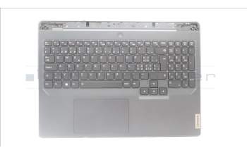 Lenovo 5CB1L54642 C-Cover with keyboard, Switzerland, Onyx Grey, RGB Backlight, UK