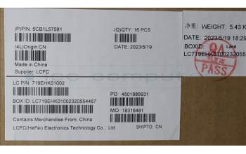 Lenovo 5CB1L57581 COVER FRU KT4D0_A_COVER_PC_ASSY_FHD_5M