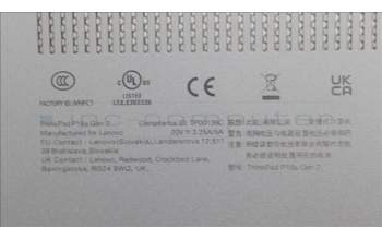 Lenovo 5CB1L57939 COVER FRU KP6D5_D_COVER_UMA_SUB_ASSY_BK