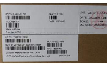 Lenovo 5CB1L67768 Tastatur inkl. Topcase ASM_ARA L83A1 TEX