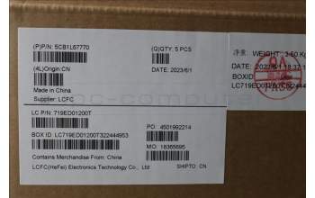 Lenovo 5CB1L67770 Tastatur inkl. Topcase ASM_BEL L83A1 TEX