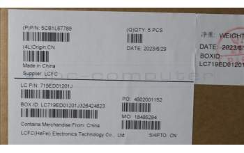 Lenovo 5CB1L67789 Tastatur inkl. Topcase ASM_RUS L83A1 TEX