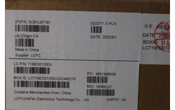 Lenovo 5CB1L67791 Tastatur inkl. Topcase spanisch L83A1 TEX