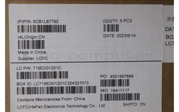 Lenovo 5CB1L67792 Tastatur inkl. Topcase schweiz L83A1 TEX