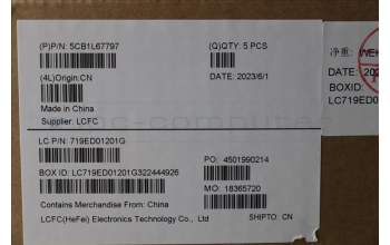 Lenovo 5CB1L67797 Tastatur inkl. Topcase ASM_UKR L83A1 TEX