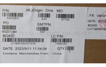 Lenovo 5CB1L83618 COVER Hinge Cover L83AG