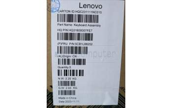 Lenovo 5CB1L88252 Tastatur inkl. Topcase ASM_TC_H 83E0_NFP_MIGY