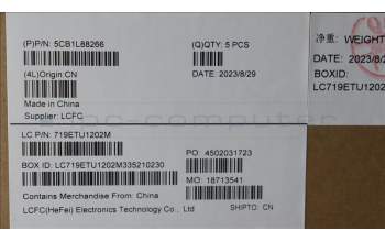 Lenovo 5CB1L88266 Tastatur inkl. Topcase ASM_ENG L 83ERAGFP BL