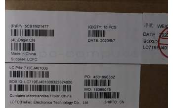 Lenovo 5CB1M21477 COVER FRU COVER KE451_D_COVER_AL_ASSY_BK