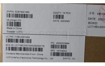 Lenovo 5CB1M21485 COVER KT4D0_C_CVR_WW_ASSY_BLACK_DDR4