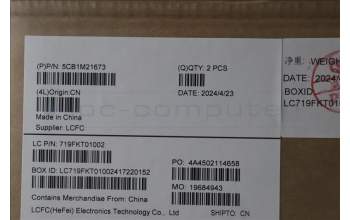 Lenovo 5CB1M21673 FRU COVER LT4E2_C_COVER_WLAN_BLACK