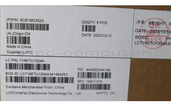 Lenovo 5CB1M23523 Tastatur inkl. Topcase deutsch L 83ERAGFP NBL