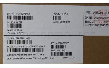 Lenovo 5CB1M24350 Tastatur inkl. Topcase ASM_HBW L 83ERAG NBL