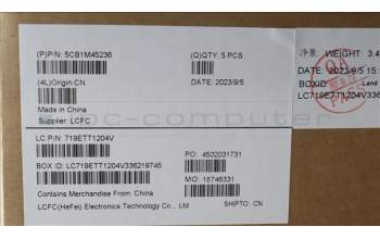 Lenovo 5CB1M45236 Tastatur inkl. Topcase ASM_ENG L 83ESNFPAGBL