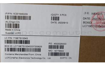 Lenovo 5CB1M46209 Tastatur inkl. Topcase ASM_EURO ENGL83EQNFPAG