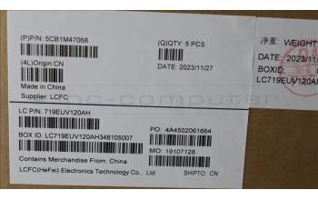 Lenovo 5CB1M47068 Tastatur inkl. Topcase ASM_UK L 83EMAG NBL