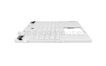 5CB1N6148 Original Lenovo Tastatur inkl. Topcase US (englisch) weiß/weiß mit Backlight