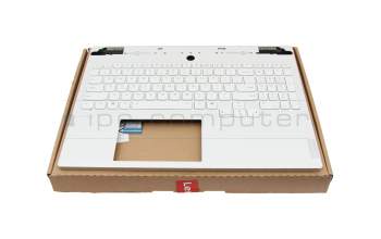 5CB1N62175 Original Lenovo Tastatur inkl. Topcase US (englisch) weiß/weiß mit Backlight