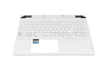 5CB1N62175 Original Lenovo Tastatur inkl. Topcase US (englisch) weiß/weiß mit Backlight