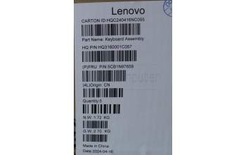 Lenovo 5CB1N97659 Tastatur inkl. TopcaseASM EURO ENG H83DJ NFP SG