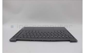 Lenovo 5CB1P00340 C-Cover with keyboard, USA English, Luna Grey, US