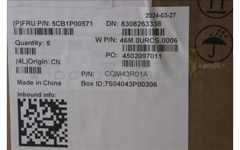 Lenovo 5CB1P00571 Tastatur inkl. Topcase ASM_UK W 21MX LG BL