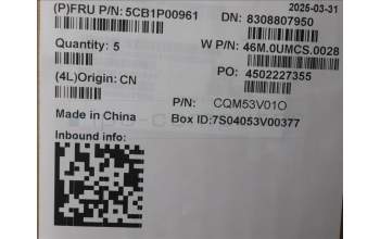 Lenovo 5CB1P00961 Tastatur inkl. Topcase ASM_TUR W21MS AG BL H