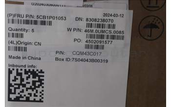 Lenovo 5CB1P01053 Tastatur inkl. Topcase spanisch W21MS AG BL U