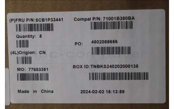 Lenovo 5CB1P33441 Tastatur inkl. Topcase ENG C83DC FP CG BLAI AL