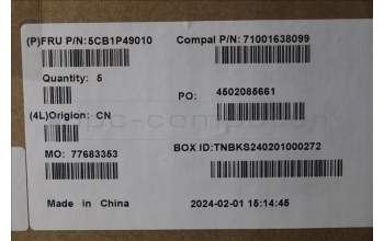 Lenovo 5CB1P49010 Tastatur inkl. Topcase UK C83DA NFP CG BLAI AL