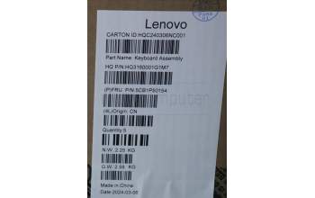 Lenovo 5CB1P50154 Tastatur inkl. Topcase ASM EURO ENG 83CV NFP LG