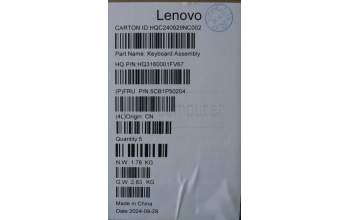 Lenovo 5CB1P50204 Tastatur inkl. Topcase ASM TC H83E2 TT PST