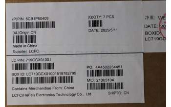 Lenovo 5CB1P50409 COVER FRU MT049_D_COVER_WLAN_BK_ASSY