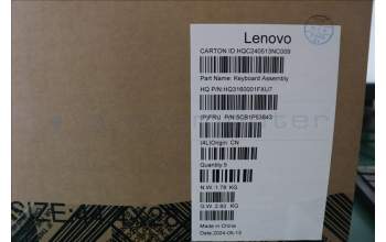 Lenovo 5CB1P53843 Tastatur inkl. Topcase französischA H83E2 LG PST DIS