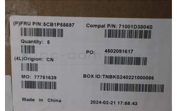 Lenovo 5CB1P55697 Tastatur inkl. TopcaseASM USA ENG C83DG LGRGBAI
