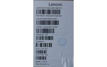 Lenovo 5CB1P74332 Tastatur inkl. Topcase ASM_POR H 83KX FP LG