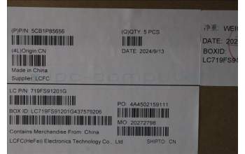 Lenovo 5CB1P85656 Tastatur inkl. Topcase ASM_ARA L83HM/TP