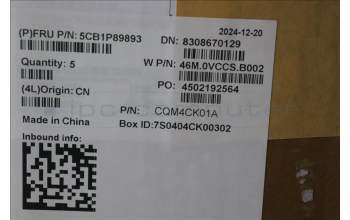 Lenovo 5CB1P89893 Tastatur inkl. Topcase ASM_BEL W83J3 CG BL