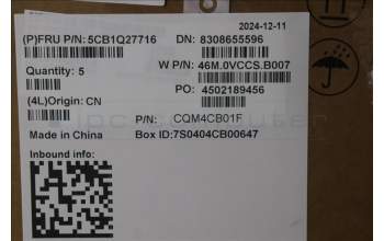 Lenovo 5CB1Q27716 Tastatur inkl. Topcase ASM_EURO ENG W83J3 CGBL