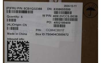 Lenovo 5CB1Q32388 Tastatur inkl. Topcase ASM_FRA W83J3 CG