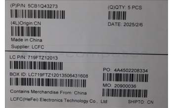 Lenovo 5CB1Q43273 Tastatur inkl. Topcase ASM_HBW L 83LKLG BL