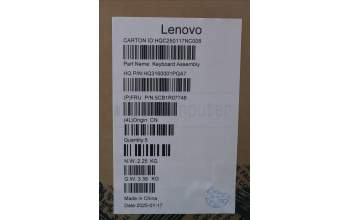 Lenovo 5CB1R07748 COVER UpASSYH83J1 NORDIC LG 3CELL ML BL