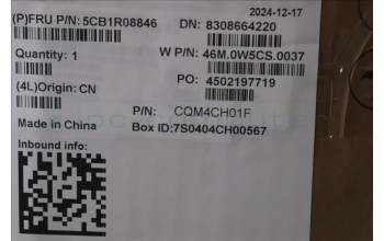 Lenovo 5CB1R08846 Tastatur inkl. Topcase ASM_ENG W21SH AG BL H