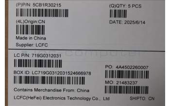 Lenovo 5CB1R30215 Tastatur inkl. Topcase deutsch L 83KA LG NBL