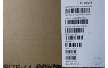 Lenovo 5CB1R61271 COVER UpCaseASM EU ENG H83JQ NFP LG PS