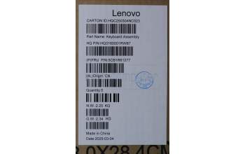 Lenovo 5CB1R61277 COVER UpCaseASM ARA H83JQ NFP LG PS