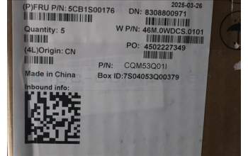 Lenovo 5CB1S00176 Tastatur inkl. Topcase ASM_ARA W21SJ AG BL U