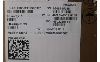 Lenovo 5CB1S00375 Tastatur inkl. Topcase ASM_EURO ENG W21SKAGBLU