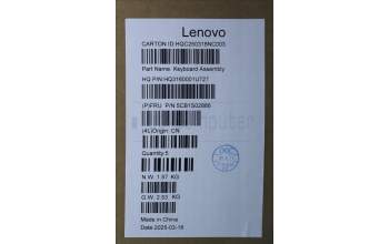 Lenovo 5CB1S02886 COVER UpASSY SWS H 83KT NFP CB BL